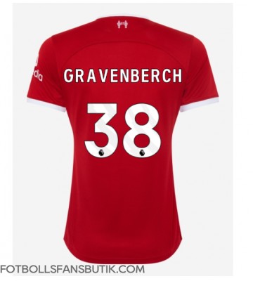 Liverpool Ryan Gravenberch #38 Replika Hemmatröja Damer 2023-24 Kortärmad